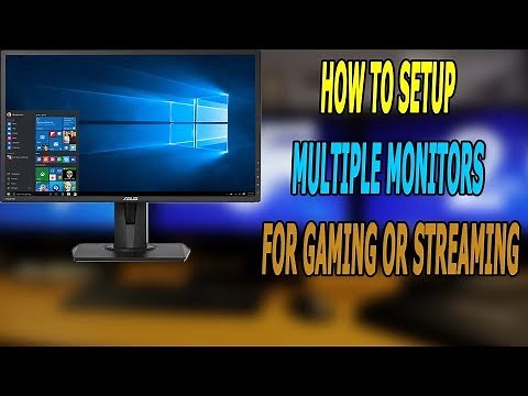 How to setup multiple monitors for gaming or streaming|Laptop Or Desktop
