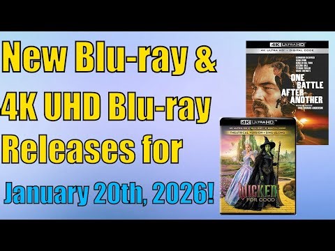 New Blu-ray & 4K UHD Blu-ray Releases for January 20th, 2026!