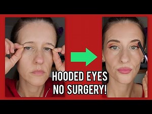 Hooded Eyes No Surgery! | 15 Minute Makeup Tutorial at 44