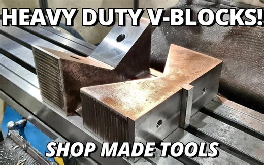 [Cutting Edge] 制作一对重型V块｜商店制造工具_哔哩哔哩_bilibili