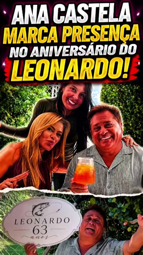 Ana Castela marca presença no aniversário do Leonardo! #leonardo #zefelipe #anacastela #viral #viraltiktok