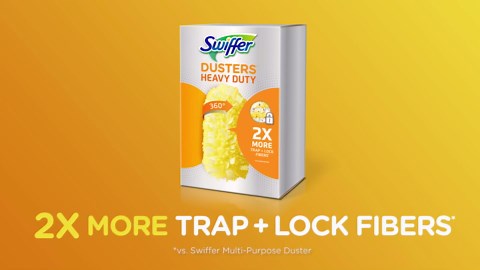 Swiffer Pet Heavy Duty Dusters Refills, Multisurface 360 Dusters with Febreze Odor Defense, 11 Count