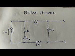 Norton's Theorem - Explained in telugu