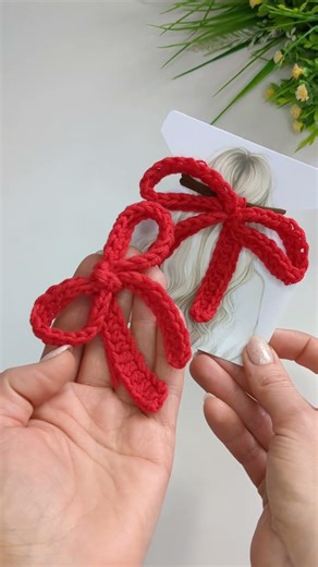 New Pattern Reveal, Easy Crochet Mini Roses #crochetbow #crochetroses #crochethairaccessories