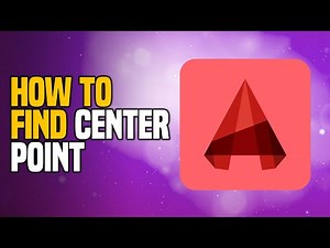 How To Find Center Point In AutoCAD - EASY Method