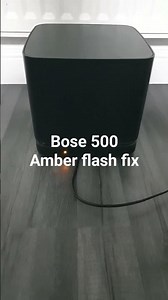 Bose 500 slow flash not connecting fix