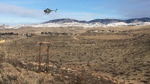 Idaho Power took to the skies to complete some “high flying” reliability work. See how the project in the Boise Foothills addressed customer and environmental needs in a very cool and highly-efficient way. | Idaho Power
