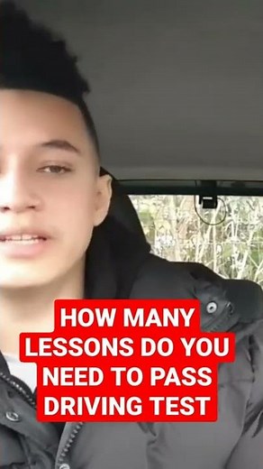 How many driving lessons do you need to Pass driving test