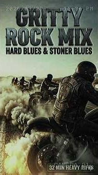 OUTLAW STONER BLUES | 32 MIN Gritty Hard Rock & Heavy Blues Mix