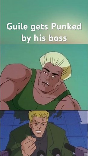 Street fighter - Guile gets punked by his boss #streetfighter #streetfighter6 #sf6