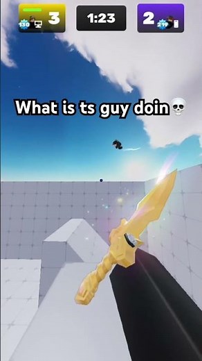 Small skit with my friend #roblox #rivals