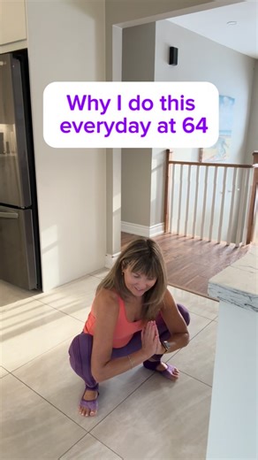 Janet Osborne on Instagram: "Why my mom and I practice this every day 💛 This is the Malasana (deep yogi squat) — and while it may look simple, it’s one of the most powerful mobility practices we can do, especially as we age. My mom only started doing this recently, and at first it felt very difficult. But with steady, daily practice, it started to feel more comfortable within just a few weeks. That’s the beauty of consistency — progress comes faster than you expect. Here’s why we keep coming ba