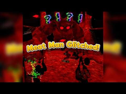 Scary Baboon Meat Man Glitched!