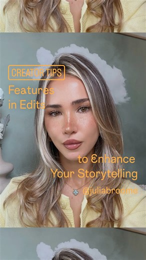 Instagram’s @Creators on Instagram: "Keep your audience hooked from start to finish using tools in the Edits app. @juliabroome teaches you how to use overlays, add sound effects, cutouts, and more! ✨"