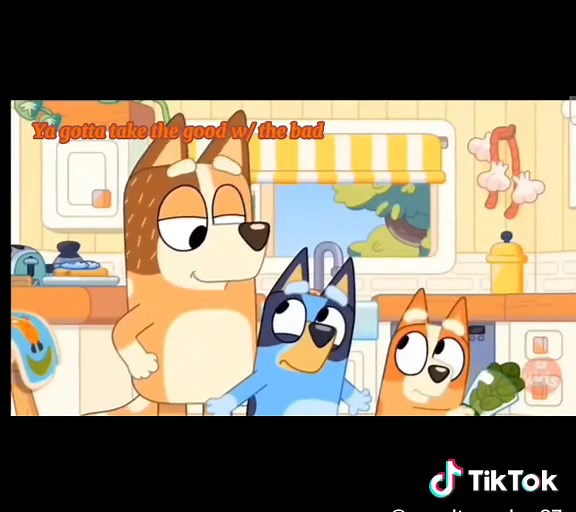 I love this scene in Smoochie Kiss. It's cute #bluey