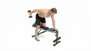 The Men's Health #ExerciseOfTheDay is the dumbbell kickback. A tricep-strengthener that's going to be vital for improving your bench press PB. | Men's Health UK