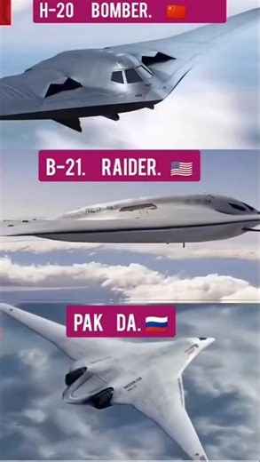 Stealth Bomber Showdown: H-20 vs B-21 Raider vs PAK DA