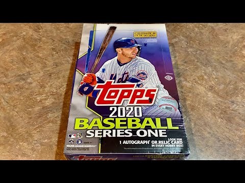 NEW RELEASE! 2020 TOPPS SERIES 1 HOBBY BOX OPENING!