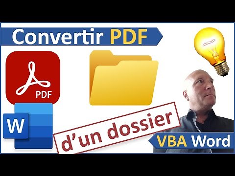 Convertir tous les PDF d'un dossier en fichiers Word