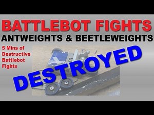 Battlebots Fights: Beetleweight Combat Robot l Antweight Battlebot Fight l Robot Destruction