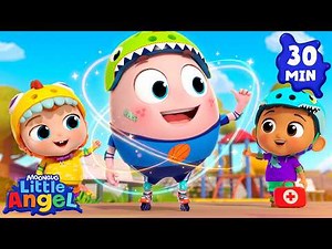 🥚 Humpty Dumpty Makes New Friends! | Nursery Rhymes for kids - Little Angel