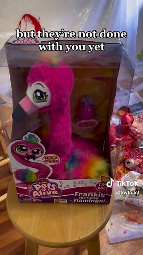 Toy Toilet Flamingo Destroying Brutal Feed - Gotta Go Meme