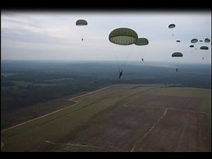 US Army Airborne School, First Person View of Parachute Jump, Fort Benning