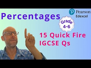 Practice: 15 Quick Fire IGCSE Percentages Questions #igcsemaths #percentage