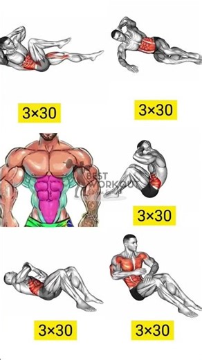 Instant Abs 🔥 5 Moves for a Stronger You!