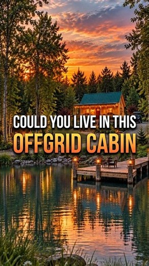 Could you handle this off-grid lifestyle? #offgrid #survival