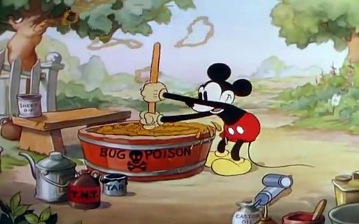 Mickey Mouse - Le jardin de Mickey (1935)