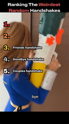 Ranking The Weirdest Random Handshakes #funny #ranking #memes #humor