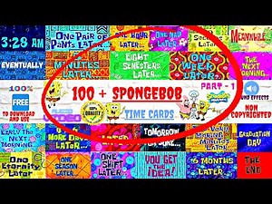 100 +🤯Spongebob Time Cards Sound Effects🔊📣Non Copyrighted ✔️️Free To Download & For Content Creators