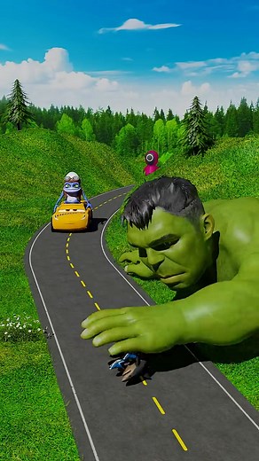 Weird Italian Characters vs Hulk Challenge | happy all