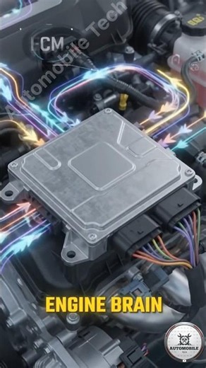 How Works ECM #automobile #mechanic #shorts #animation #ai #ecm