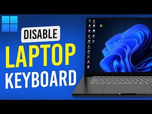 How To Disable Laptop Keyboard