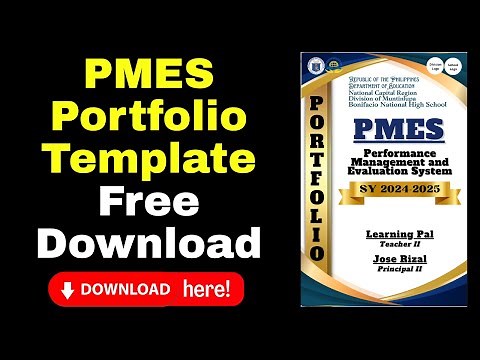 PMES Portfolio Template Free Download