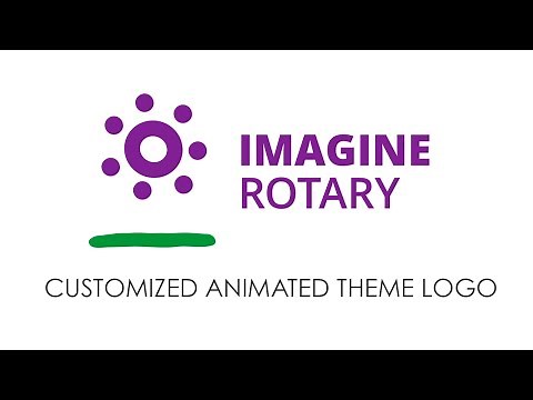 Rotary Theme 2022 23 Imagine Animated Logo Sample