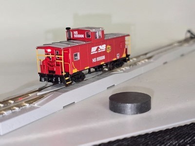 Atlas Std caboose NS NW Logo GATR Works cbl-G3-1rs EOT installed   Reed Switch! | eBay