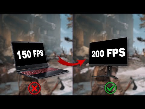 Boost Gaming Laptop Performance With External Monitor!! (Test in 6 Games) | Acer Nitro 5 AN515-55