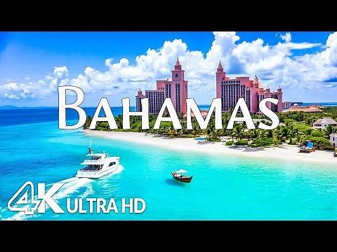 Bahamas 4K - Turquoise Lagoons, Hidden Cays & Tropical Landscape with Relaxing Music