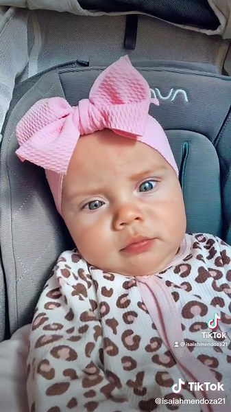 Adorable Mexican and White Baby with Blue Eyes