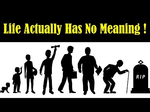 What is The Purpose of Life - Life Has No Meaning - Life is Meaningless - Meaning of Life