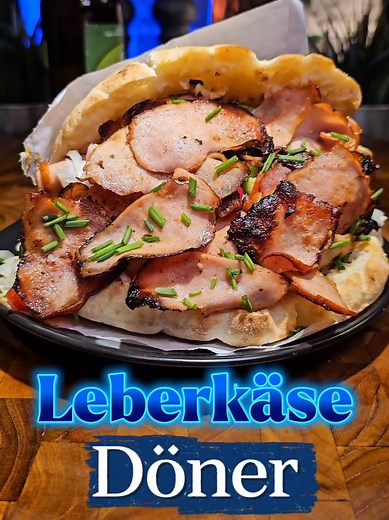 🥙 Bayerischer Leberkäse-Döner 🤩👍🏼 #leberkäse #döner #rezepte #foryou #bayern