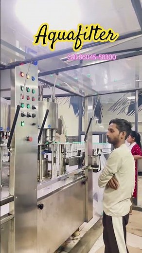 Full Automatic Water bottle Plant Setup #reels