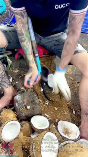 Unique and Quick Coconut Separator