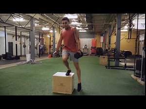 Dumbbell Lateral Step Up