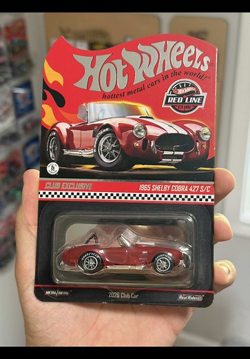 Finally got the 2026 Hot Wheels RLC membership car! The Shelby cobra is the car that got me into cars so getting a new version done properly in RLC was a must have for my collection! - #hotwheels #newhotwheels #2026hotwheels #hotwheelscollections #hotwheelsrlc