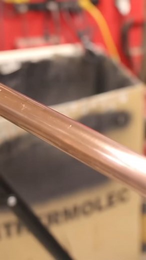 Advanced Plumbing⧸HVAC copper piping： Making Tees #plumbing | Cade Bode