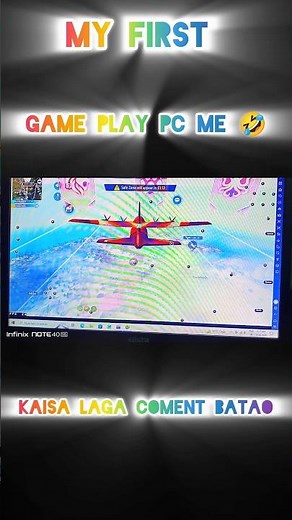 MY First Game Play 🎮 PC Me 🤣 Smooth #freefire #garenafreefire #pcgameplay